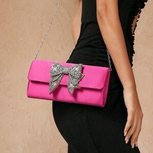 NWT Shein Elegant Crystal Rhinestone Clutch